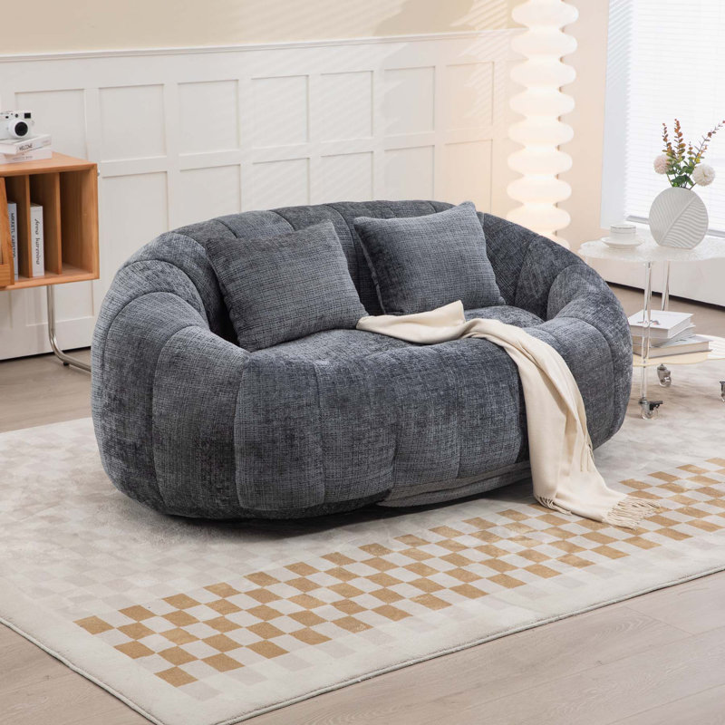 Wrought Studio™ Canny Upholstered Compression Reception Loveseat